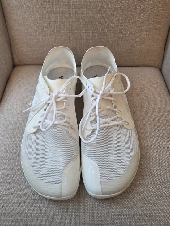 Vivobarefoot Primo Lite III Mens Zero Drop Barefoot Shoes Size 15 EU 49 White main image 4